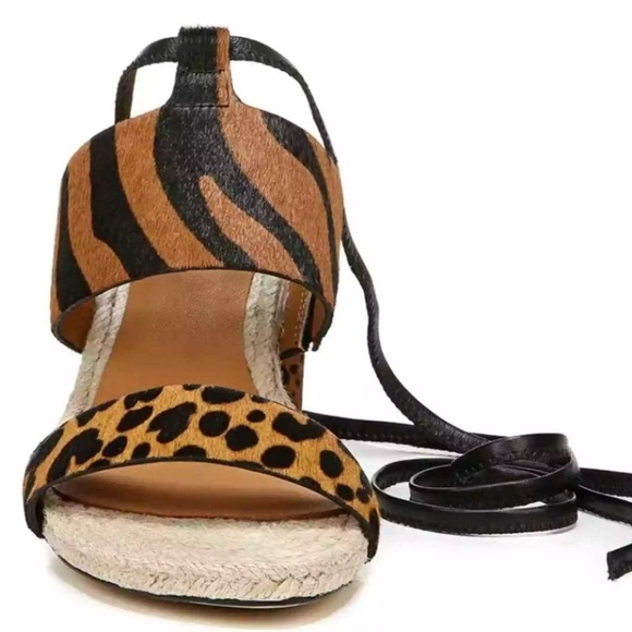 Obi Calf Hair Heeled Sandals, SARTO by Franco Sarto - Picture 10 of 16